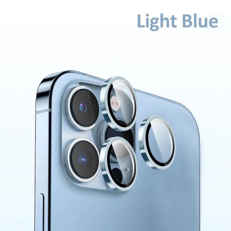 2-3 шт. защитная пленка для объектива камеры для IPhone 12 13 14 15 Pro Max 13 мини металлическое кольцо защитное стекло объектив камеры для IPhone 14 Pro Max