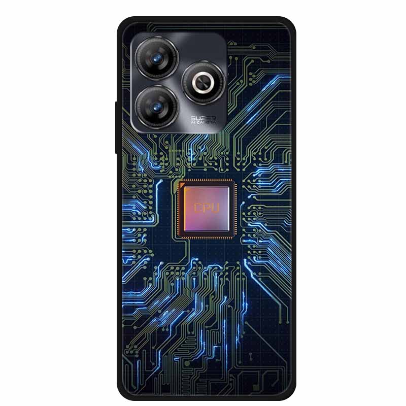 Для ZTE Blade A75 4G Чехлы Z2359 Черный Бампер Мягкий Силиконовый Чехол для ZTE Blade A 75 4G TPU Защита Ударопрочные Чехлы на Z2359