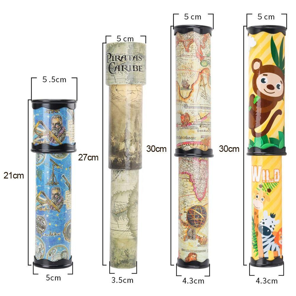 21/30/27 см вращающийся калейдоскоп бумажный причудливый цветной мир игрушки головоломка игрушка