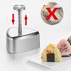 Stainless Steel Rice Ball Mold Sushi Maker Press Maker Sushi Triangle Mould Japanese Onigiri Rice Ball Bento Gadget Machine Kitchen Accessories Tool