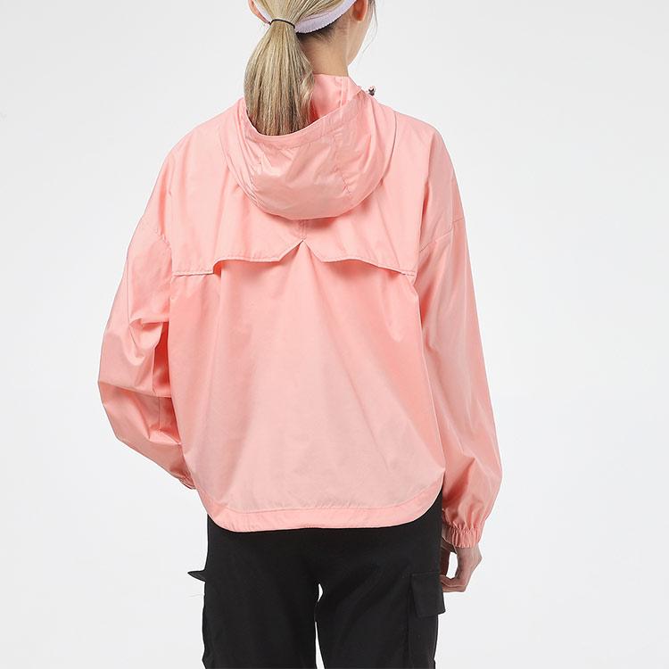 Puma Спортивная тканая куртка с капюшоном с логотипом, женская куртка розового цвета 588797-26