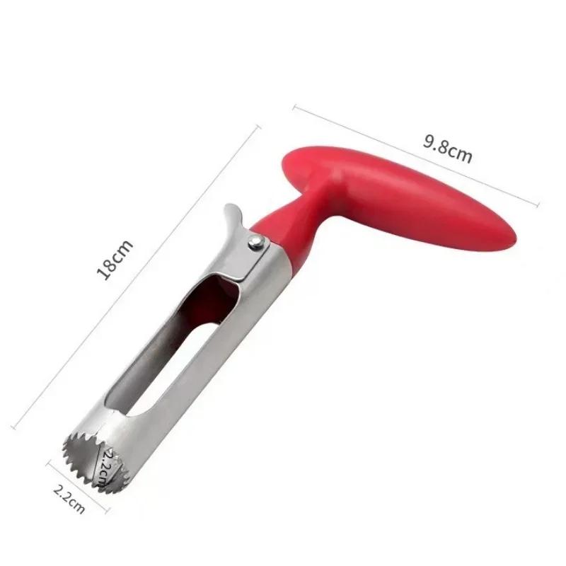 Нержавеющая сталь Apple Corer Фруктовые семенные сердцевины Удаление сердцевины груш Apple Corer Сеялка-нож для нарезки Прочные кухонные гаджеты Инструменты для овощей