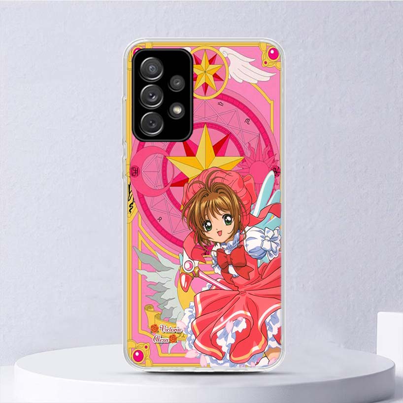 Чехол для телефона CardCaptor Sakura Мягкий чехол для Samsung Galaxy A17 A16 A26 A36 A56 A15 A14 A13 A55 A54 A53 Чехол для телефона A25 A35 A24 A34 A23