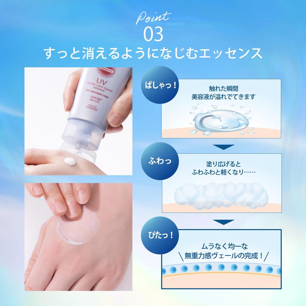 Suncut UV Essence 50 г Солнцезащитный крем, Легкий, Водостойкий, Влагостойкий, Защита от солнца SPF - Идеально для использования на открытом воздухе