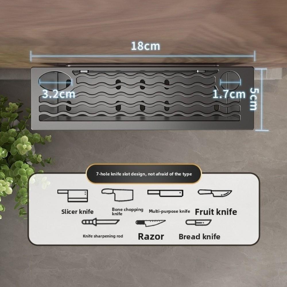 Rust-proof Cutter Holder Wall Mounted Chopstick Storage Box Chopstick Tube  Tableware Organization