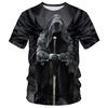 Summer Fashion Hip Hop Dog Graphic T Shirts For Men Personality Casual 3D Harajuku Animal Print Round Neck Short Sleeve Tees Top