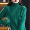 Женский кашемировый свитер Qinghe кашемир 30% кашемир 70% шерсть осенне-зимний кашемировый толстый пуловер мягкий и теплый