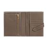 HERMES Bearn Mysore Goat Skin Wallet Women's 18 Etoupe Elephant Gray H039789CC18