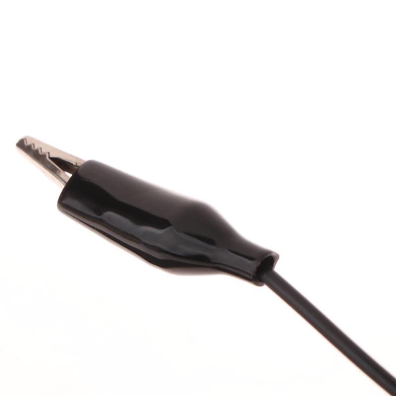 2 шт. 1 м тестовые провода с зажимами типа «крокодил», 2 провода, 4 зажима, перемычки, красный, черный, зажим «крокодил» для аккумулятора, электроники, DIY-схемы