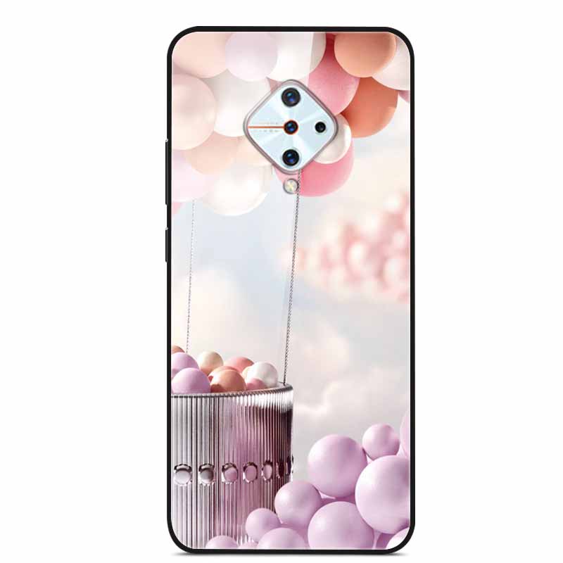 Tempered Glass Case For Vivo V17 Case Russia Glass Back Cover Soft Bumper For Vivo V17 Phone Cases V 17 Funda Y9s S1 Pro Coque