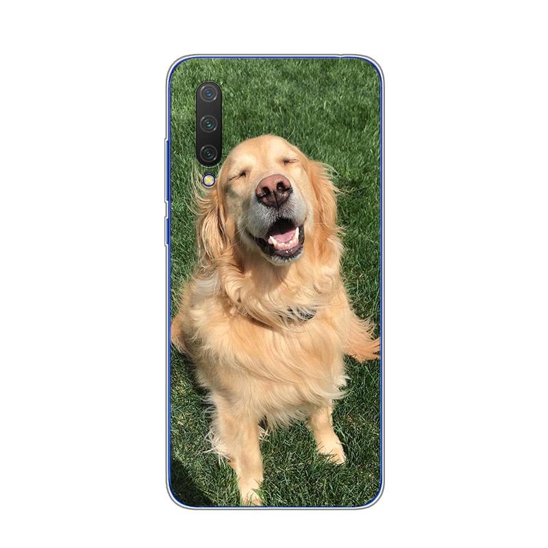 Милый прозрачный чехол с изображением золотистого ретривера для Xiaomi Mi Note 11 11T 11i 10i 10T 10 9 9T SE 8 Lite Pro Ultra, чехол для телефона