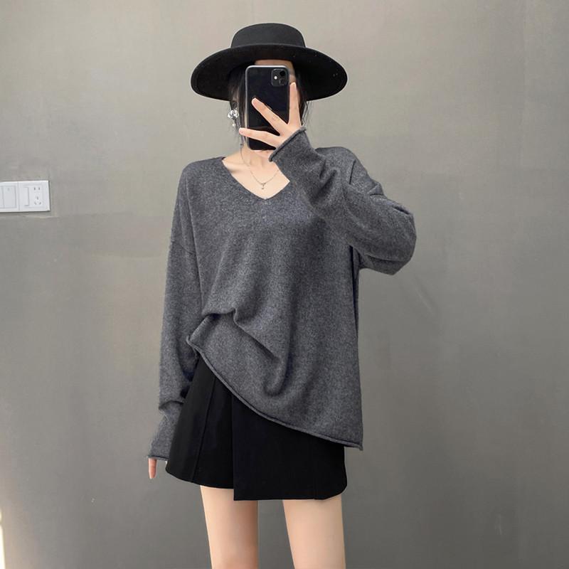 Женский свитер Qinghe 100% чистый кашемир - Ультрамягкий роскошный зимний пуловер