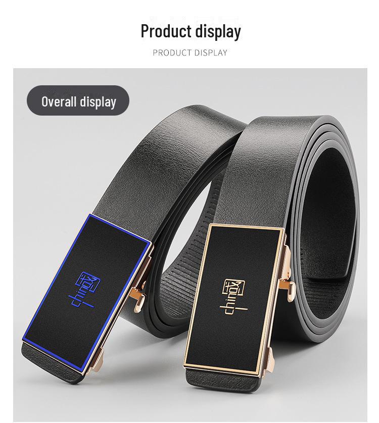 Мужской ремень Cloris Kelsey Toothless с автоматической пряжкой, повседневный