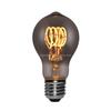 Filament A60 Led Bulb - 2700Kelvin Warm White Globe Edison Bulb with Smoke Glass, E27 Base, 2200-240V, Dimmable