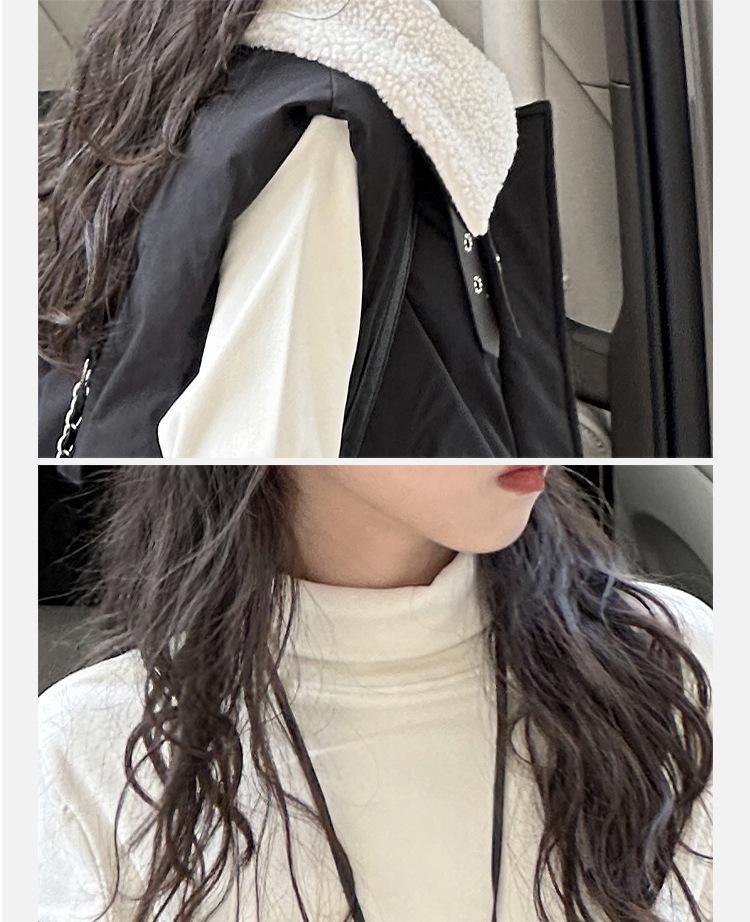 Комплект зимнего хлопкового жилета и клетчатых брюк на флисовой подкладке для девочек, 2025