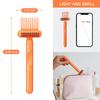 2-in-1 Hair Brush Cleaner Rake,Comb Cleaner Delicate Cleaning Tools,Removes Hair Dust,Embeded Tool Use For Home Salon