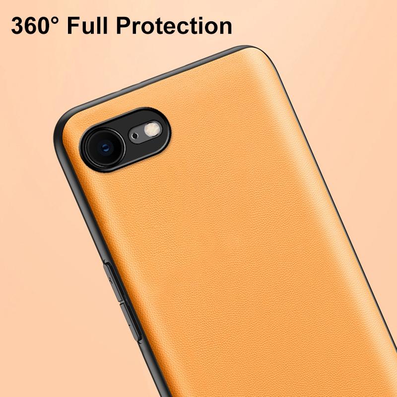 Роскошный чехол из искусственной кожи для iPhone SE 2020 2022 SE2 SE3 SE 2 3 Матовый чехол Силиконовый чехол для iPhone 6 6S 7 8 Plus Coque