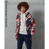 Sportstyle Windcheater Recycled Polyester Filling Blue Marine Imprimé