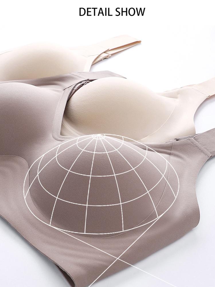 Plus Size Bra for Women Seamless Push Up Bras Comfortable Wireless Ladies Bralette Big Size Active Brassiere Sexy Underwear Mto6XL