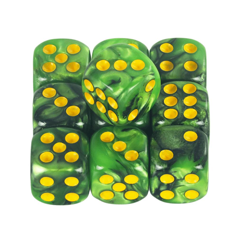 Mix Color Effect 12mm D6 Double Cube Playing for Gambling Board Game,Tabletop Game,games Poker Dice,