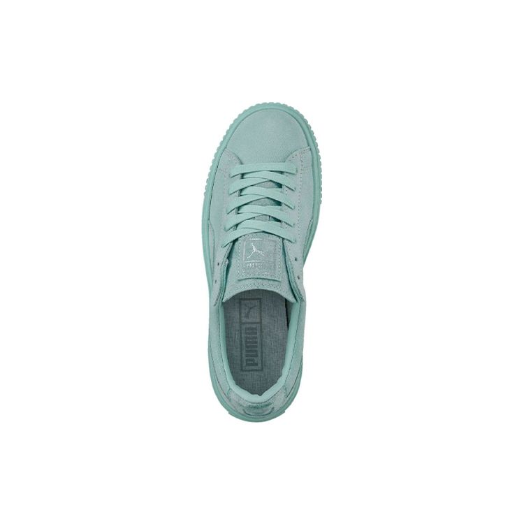 Puma Platform Reset Casual Thick Sole Low Top Sneakers Women Sneakers Mint-Green 363313-03