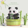 Mini Cute Panda Micro Building Blocks 3D Diamond Model Animals Bricks DIY City Construction Toys for Children Kids