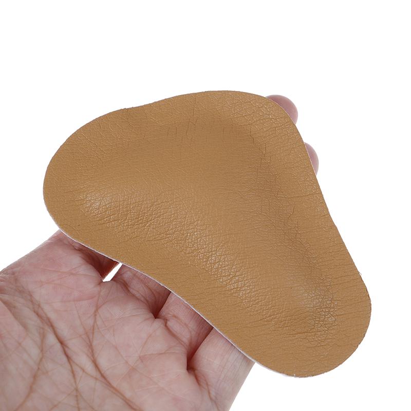 Стельки из искусственной кожи для поддержки свода стопы для женщин с высоким каблуком, массажная подушка