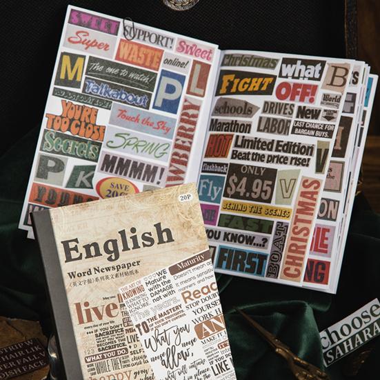 20 шт. винтажная бумага для скрапбукинга, винтажные принадлежности для журналов, ежедневные планировщики для рукоделия, эстетический декор комнаты, декупаж, стационарные художественные коллажи