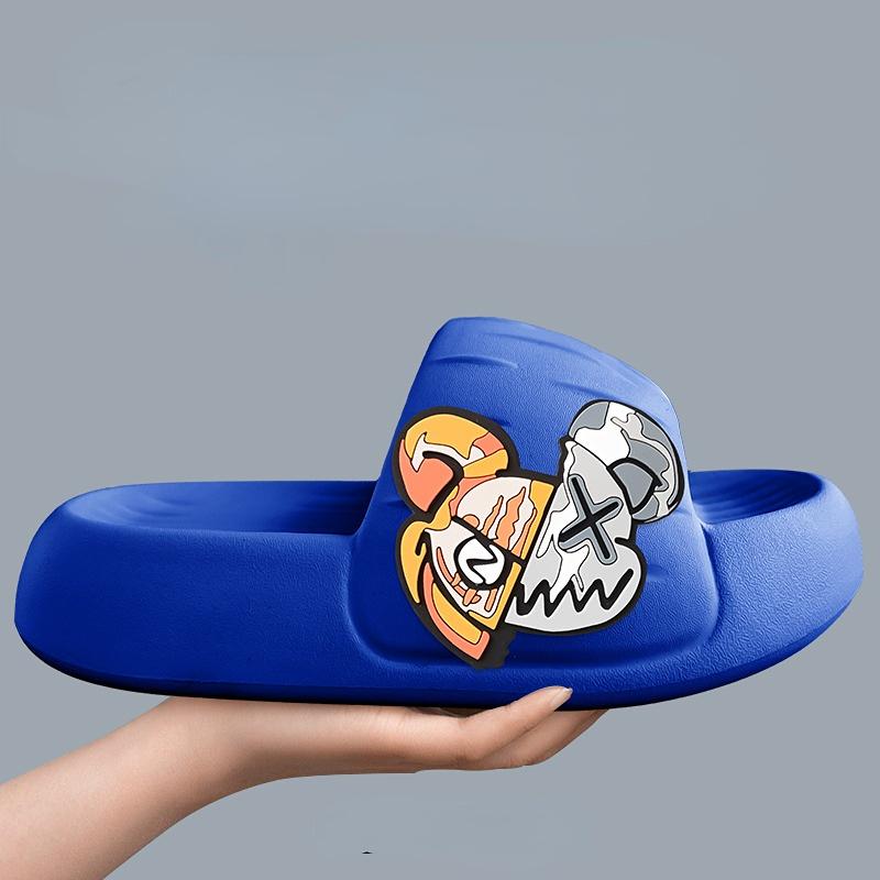 Мужские тапочки, модные, мягкие, нескользящие, женские тапочки, модные, повседневные туфли с толстой подошвой, новые, большого размера, для мужчин