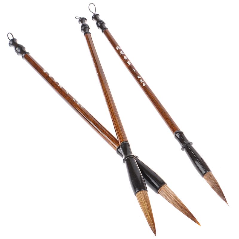 3 шт./лот превосходного качества китайская каллиграфия кисти ручка для письма кистью