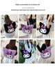Velvet Rose Plush Crossbody Bag for Children - Cute Japanese Tote & Backpack for Little Girls