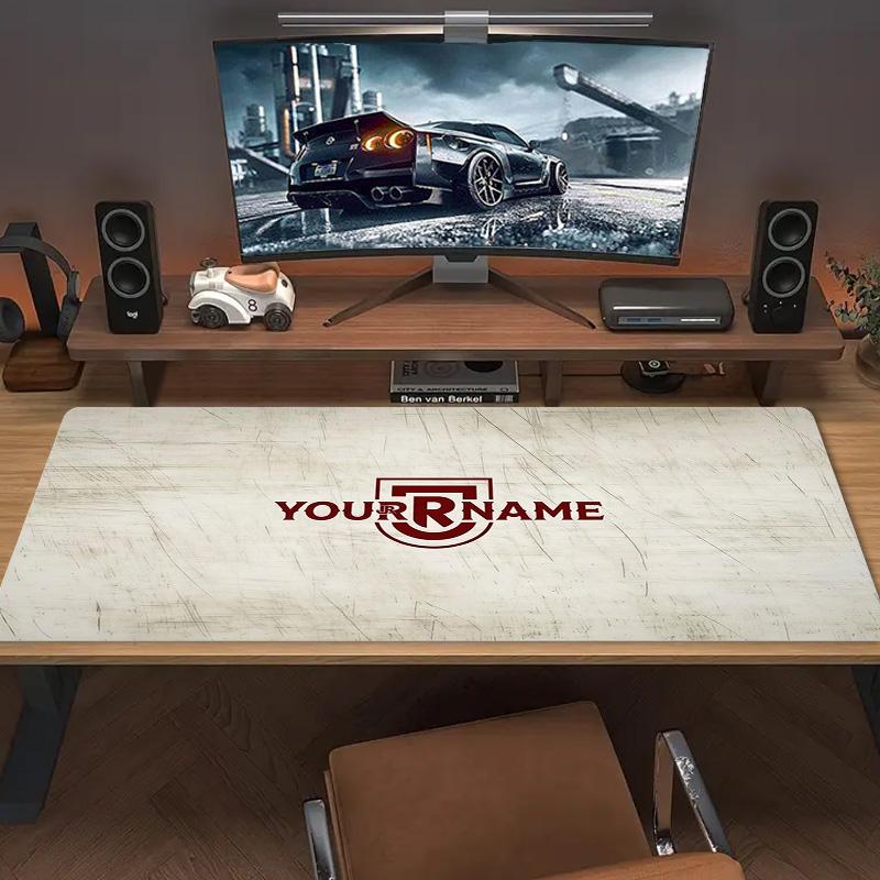 Ssv Jahn Regensburg Custom Name Large Size Mouse Pad Large Gaming Table Cushion Non-slip Laptop Tablet Big Mousepad XXL Mat Mini PC Playmat With Lock 