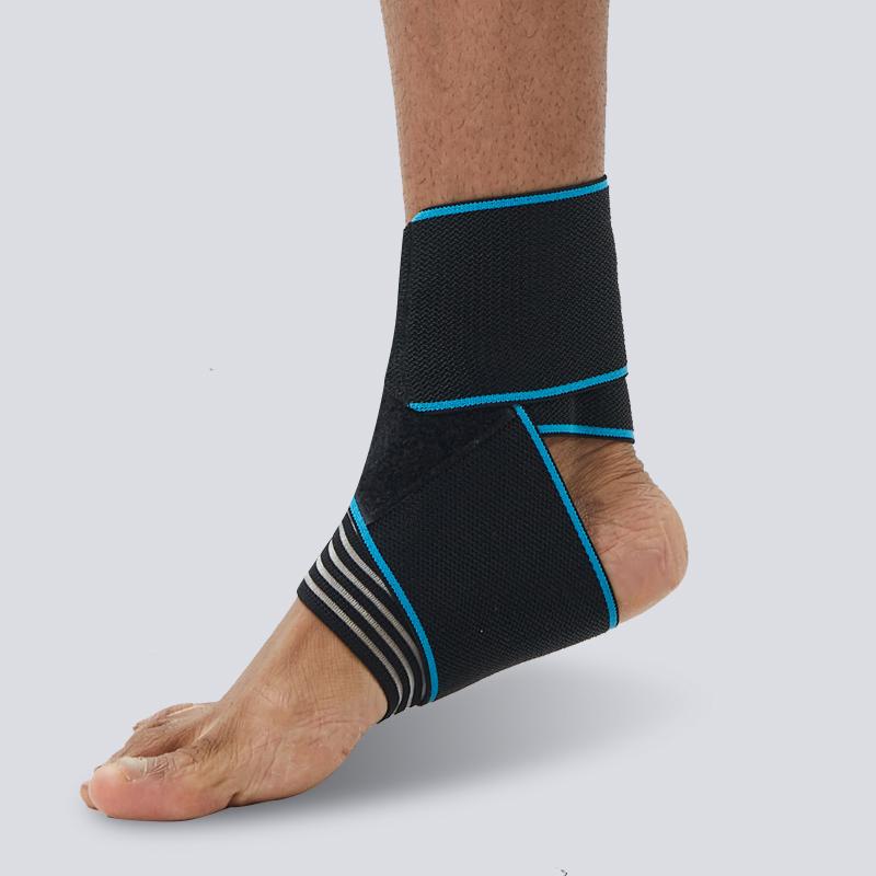 Universal Size Adjustable Compression Ankle Brace Wrap for Achilles Tendonitis & Plantar Fasciitis Relief