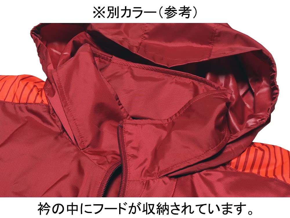 Puma Утепленный ветрозащитный костюм (куртка и штаны) с капюшоном для защиты от холода, тренировок по футболу, мужской, японский размер XL 02x06 E-BluexPeacoat