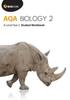 The AQA Biology 2: A-Level Student Workbook : Year 2 Book