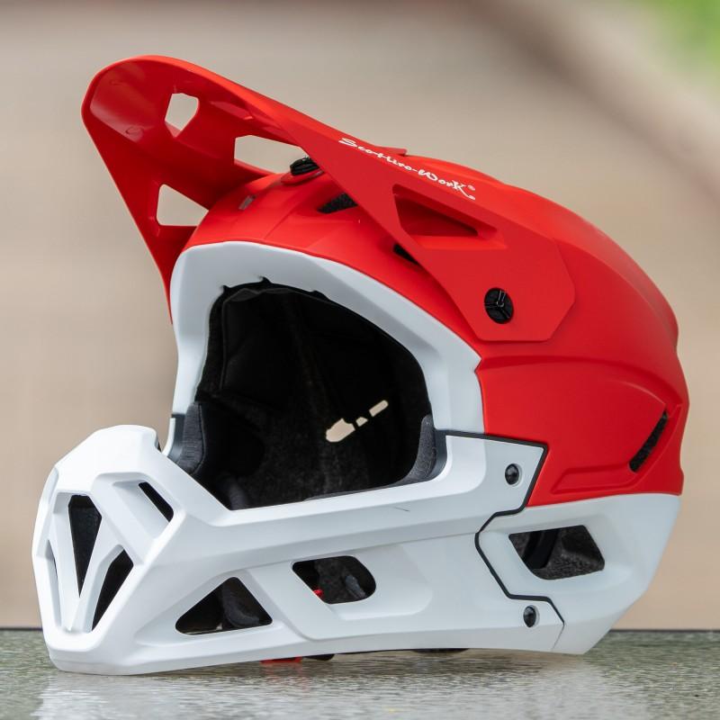 Full Face Mountain Bike Helmet Downhill Trail Riding AM Enduro MTB Cycling Safety Gear