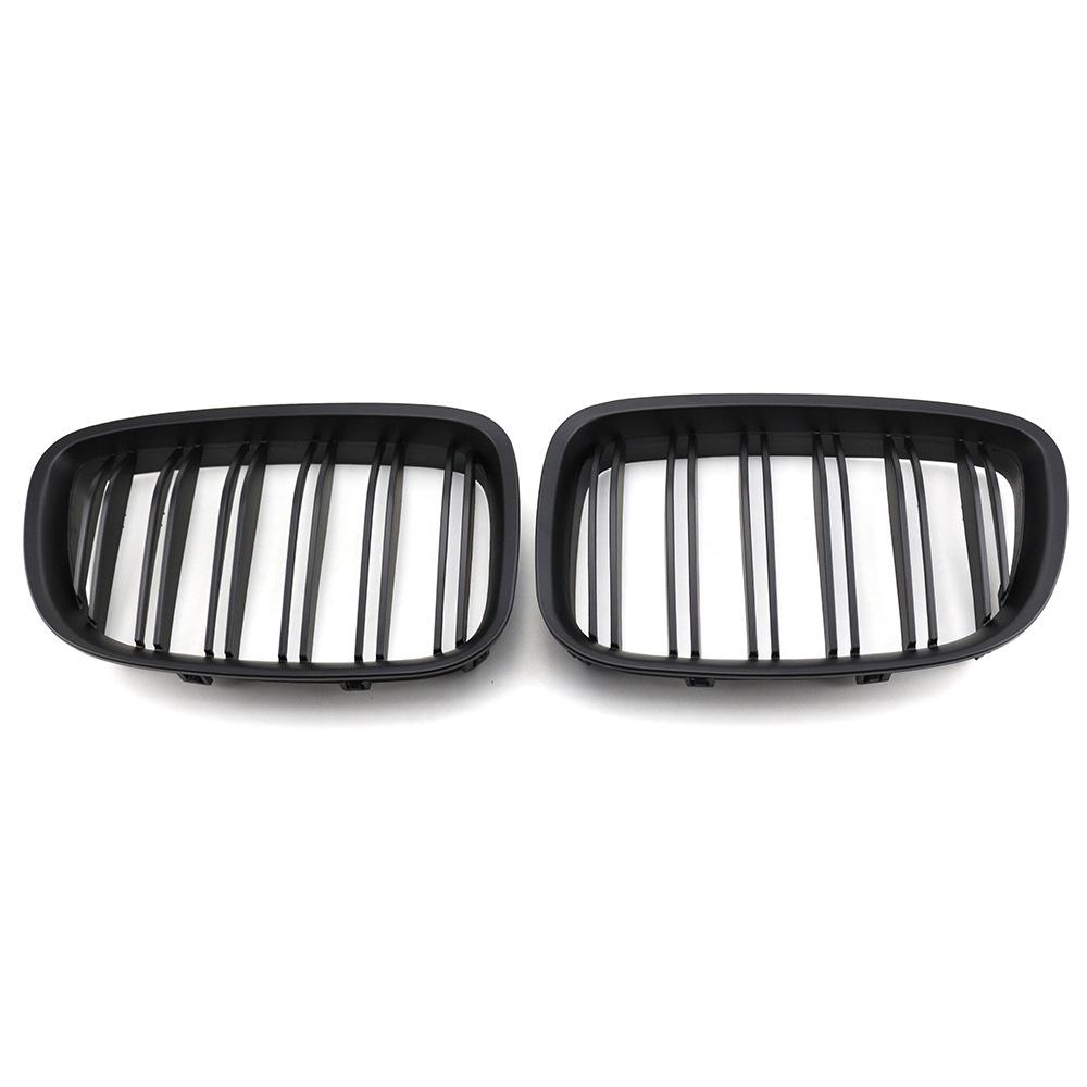 Matte Black Double-Line Grille for BMW 5 Series F07 (2010-2017)