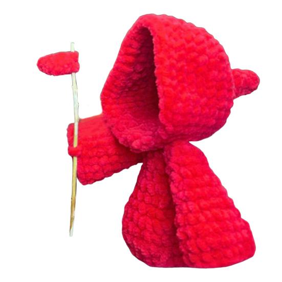 Вязаный Крючком Мрачный Жнец Кукла Жнеца Ручной Работы Ведьминский Призрак Вязаная Крючком Кукла Брелок для Сумки Настольное Украшение Подарок для Любителей Хэллоуина