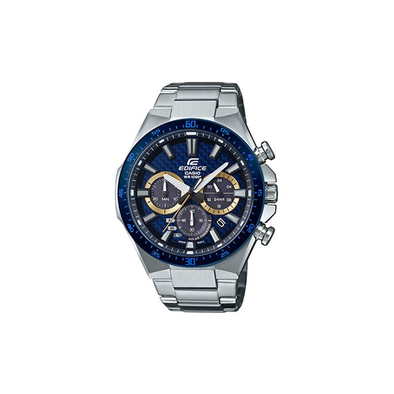 Casio EDIFICE series racing dashboard waterproof simple fashion casual solar quartz movement Japanese and Korean watch men's watch EQS-800BCD-2AVUPRD