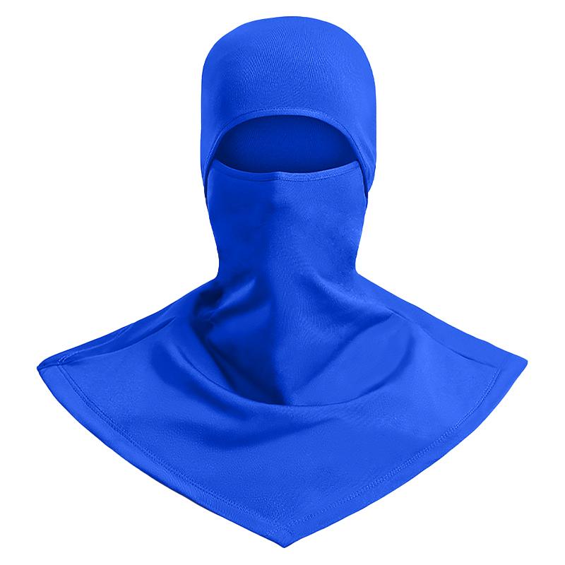 1Pc Neck Guard Comprehensive Breathable Simple Viscose Filament Outdoor Shading Integrated Sunscreen Hat Face Shield