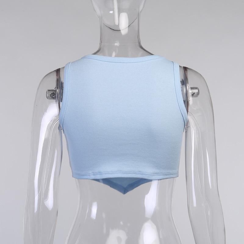 2021 летние женские однотонные футболки, сексуальные синие майки, укороченные майки, футболки, топы для женщин