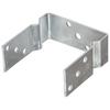 Vidaxl Kotwy Do Słupków, 6 Szt., Srebrne, 14 X 6 X 15 Cm, Stal