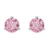 Swarovski Серьги-пусеты с одним камнем Женские Розовые 5717577