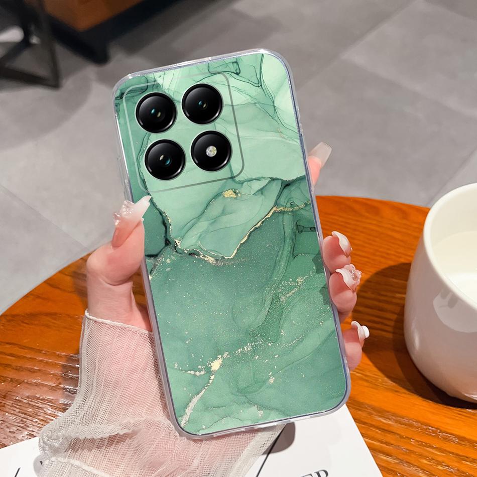 Простой прозрачный чехол для Xiaomi 14T Pro, мягкий TPU, тонкий силиконовый, прозрачный, противоударный, защитный чехол для задней панели Xiaomi 14T Fundas