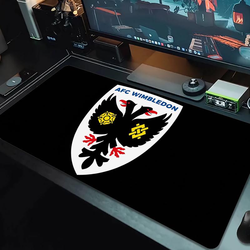 AFC Wimbledon Mouse Pad Large Gaming Table Cushion Non-slip Laptop Tablet Big Mousepad XXL Mat Mini PC Playmat With Lock edge_xia