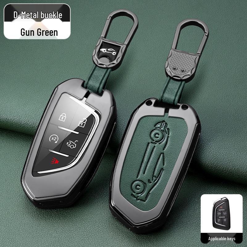 Премиальный металлический чехол для ключа Cadillac XT5, CT5, XT4, XT6, CT6, XTS, ATSL, CT4