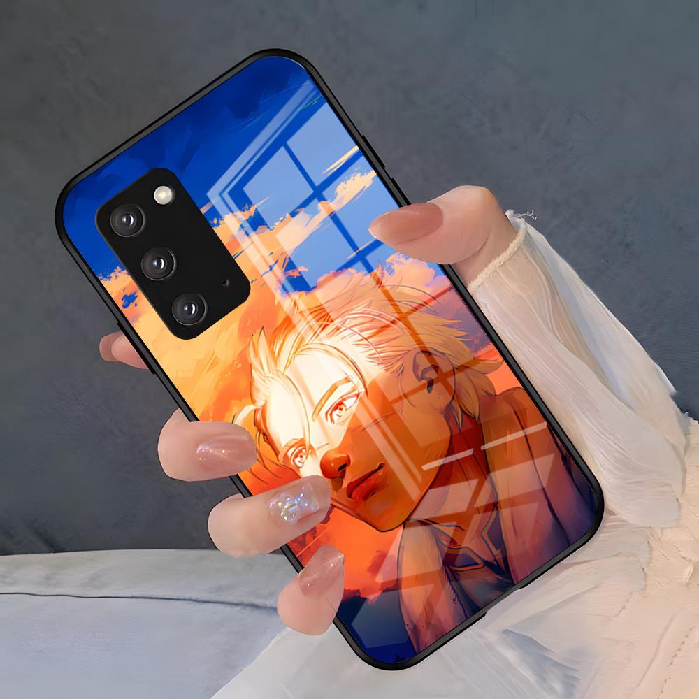 VINLAND SAGA Phone Case For Samsung A25 A13 A33 5G A54 A36 A35 A56 A52 A14 Shockproof Glass Cover