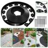 DIY Outdoor Lawn Border Palisade Gardening Decorative Garden Lawn Edging Plant Protection Plastic Grass Border Fence