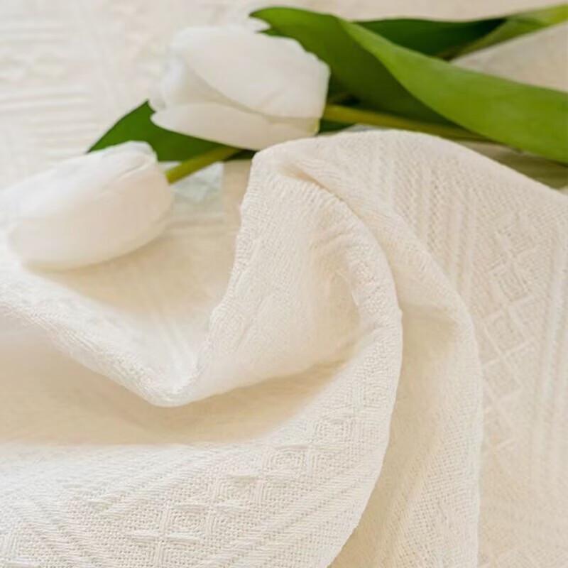 Nordic Ins Style French Luxury White Tablecloth