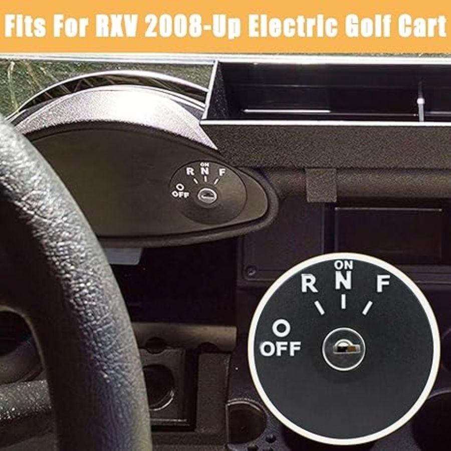 Выключатель зажигания 605637 для электрической гольф-машины RXV 2008 года выпуска и старше, 48В, с 4 положениями